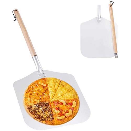 Pizza Peel With Detachable Beech Handle